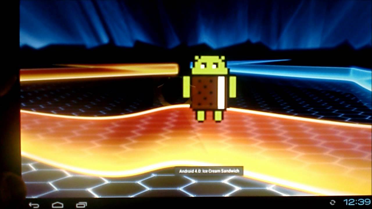 Android 4.0.4 Ice Cream Sandwich Easter Egg Nyan Cat Android