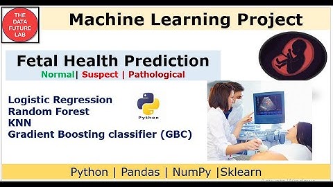 Machine Learning Project | Fetal Health Prediction | Gradient Boost [Healthcare Project]