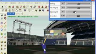Batting(SketchyPhysics 3 beta）