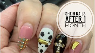 I WORE SHEIN PRESS ON NAILS FOR 1 MONTH !! 🥳🎉