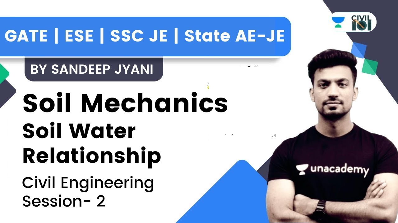 Soil Mechanics | Session 2 | Soil Water Relationship | Civil Engineering | Sandeep Jyani