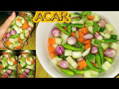 RESEP ACAR TIMUN WORTEL SEGER DAN ENAK