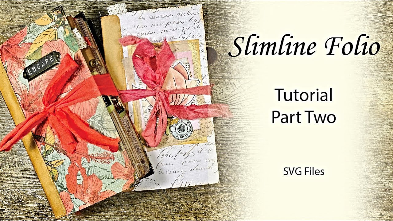 Slimline Folio ~ Tutorial Part 2 ~ SVG Files - YouTube