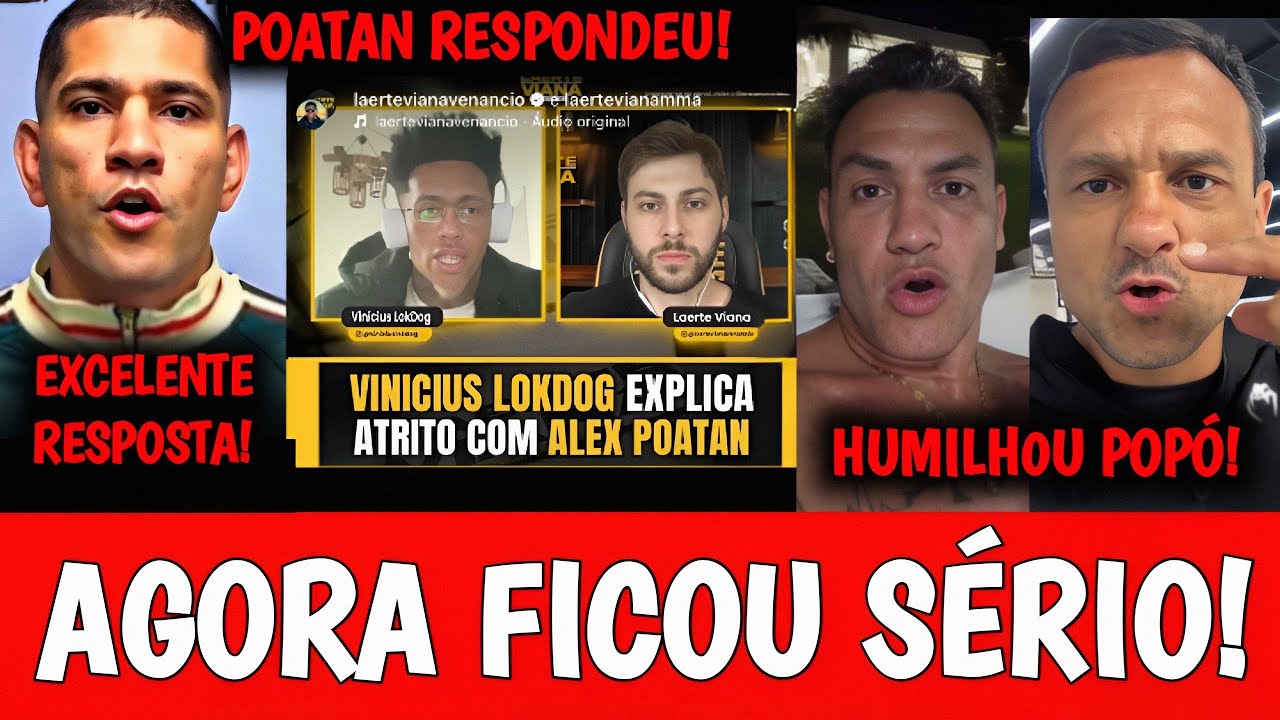 FICOU TENS0🚨Alex Poatan RESPONDE Vinicius Lok Dog após ENTREVISTA| André Dida DET0NA Popó APÓS VÍDEO
