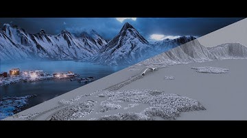 3D Environment - Norway Winter | VFX Breakdown