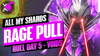 THEY MADE ME PULL ALL MY VOIDS! | Ruel The Huntmaster Day 5 | BGEs Guides | RAID: Shadow Legends