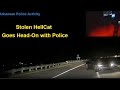Stolen Hell Cat goes HEAD-ON with Police| INEPT Criminal runs out of GAS....LOL