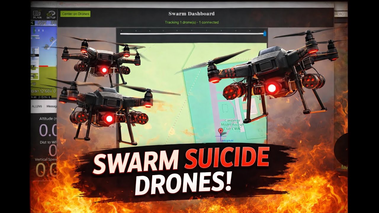 Pakistan's Indigenous FPV Swarm Technology | SkyVortex-Tech Demo