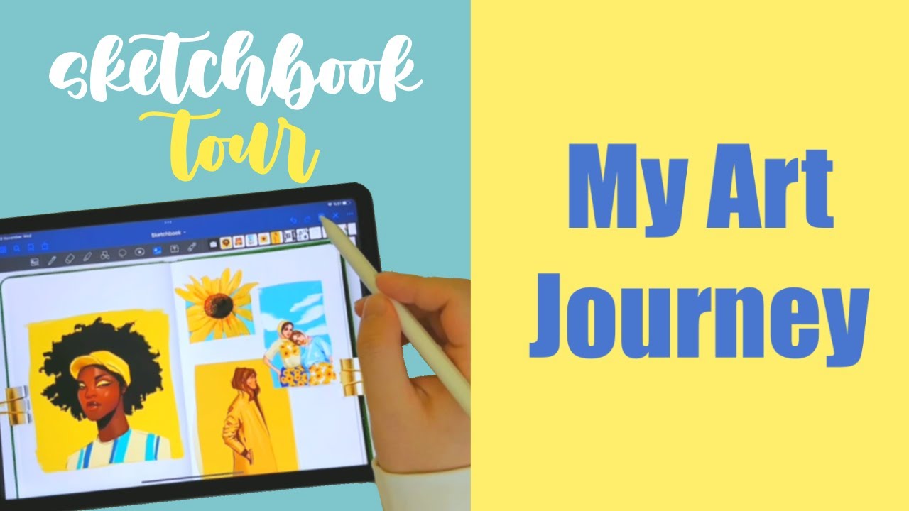 Sketchbook Tour - My Art Journey So Far - YouTube