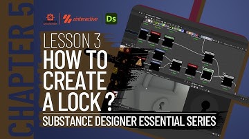 How to Create a Lock? | Lesson 3 | Chapter 5 | Substance Designer 2021 Essential Series