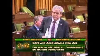 Angus on Rail Safety in Northern Ontario