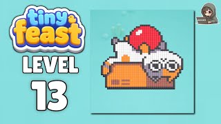 Tiny Feast level 13 walkthrough solution 