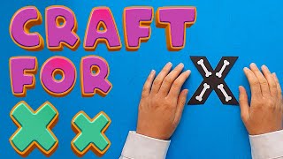 Letter 'X' craft | Alphabet craft | Phonics | Simple craft | X-ray craft