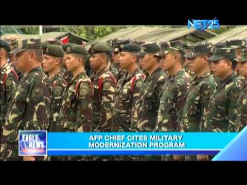 AFP Chief Cites Military Modernization Program - YouTube