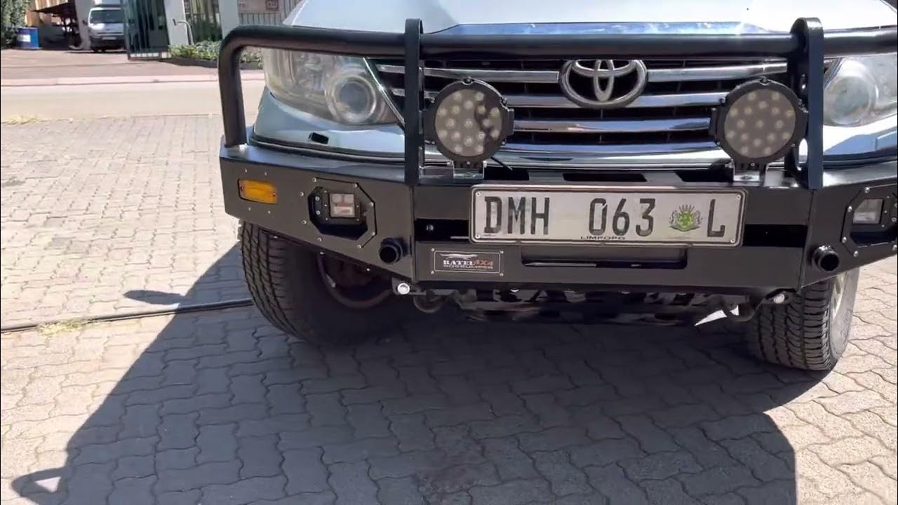 Fortuner D4D front bumper - YouTube