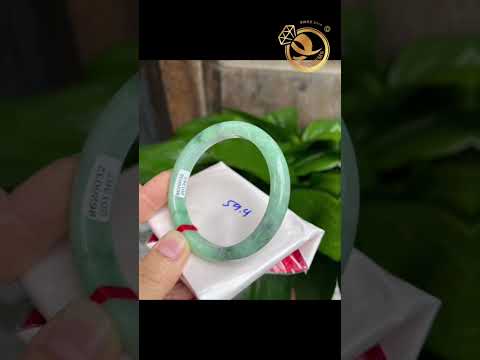 Vòng Bản Ngọc Phỉ Thúy Type A Xanh Rêu