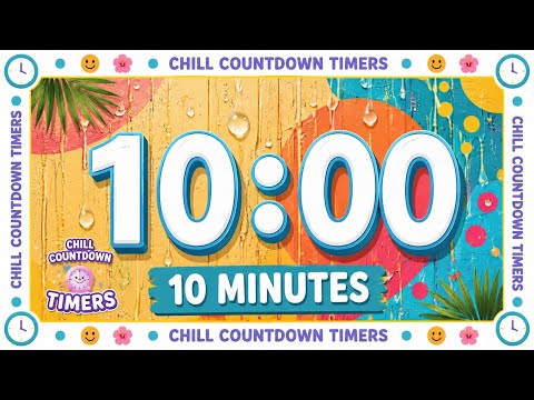 10 Minute Chill Timer Relaxing Lo-Fi Countdown - YouTube