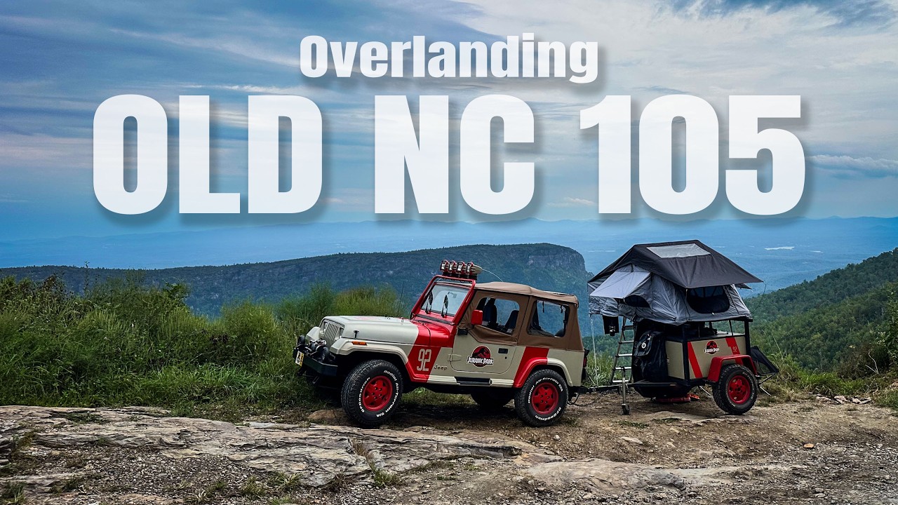 Overlanding Old NC 105 In My Jurassic Park YJ