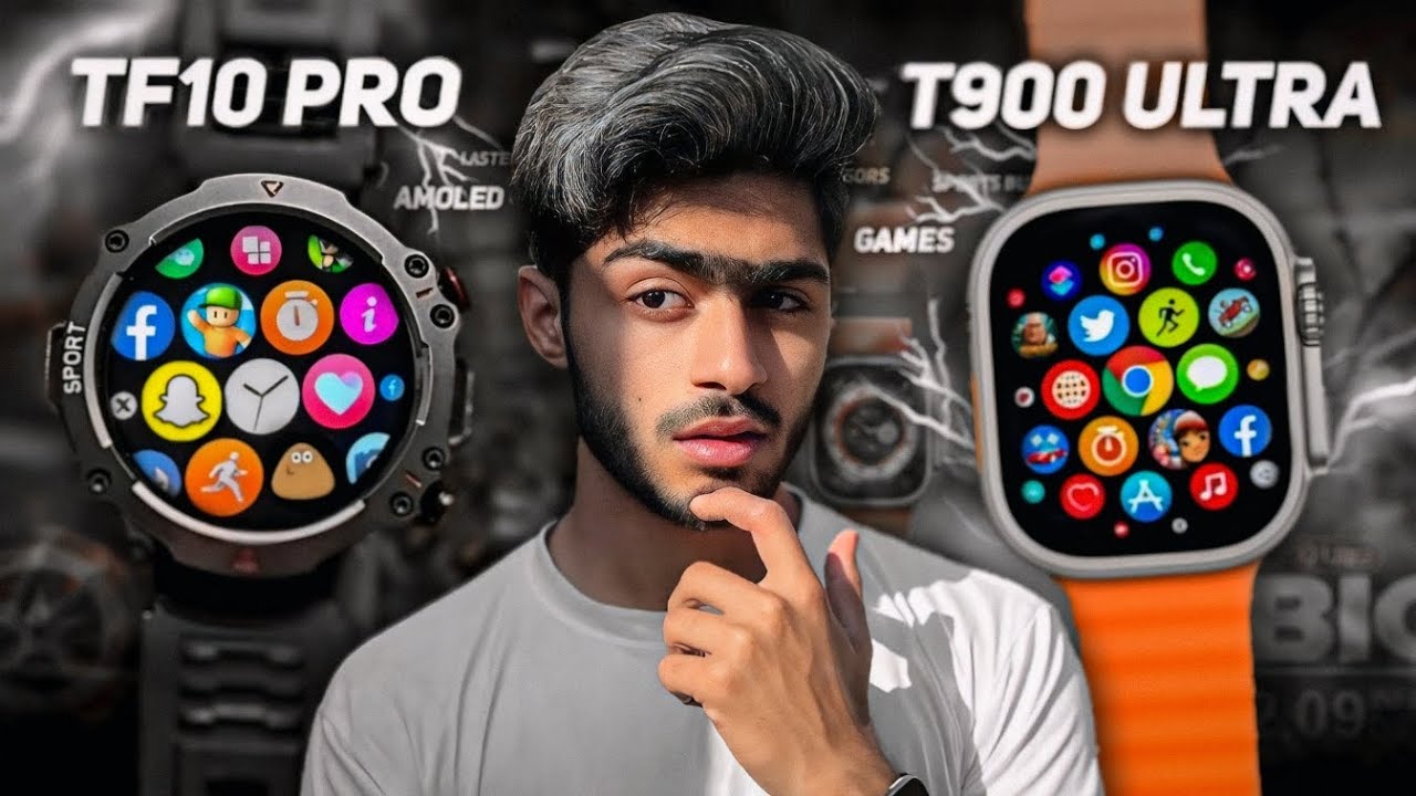 T900 Ultra Vs TF10 Pro Smart Watch 🤯⌚ | Comparison | Games🎮, Design & Hidden Feature🤫 | You Look