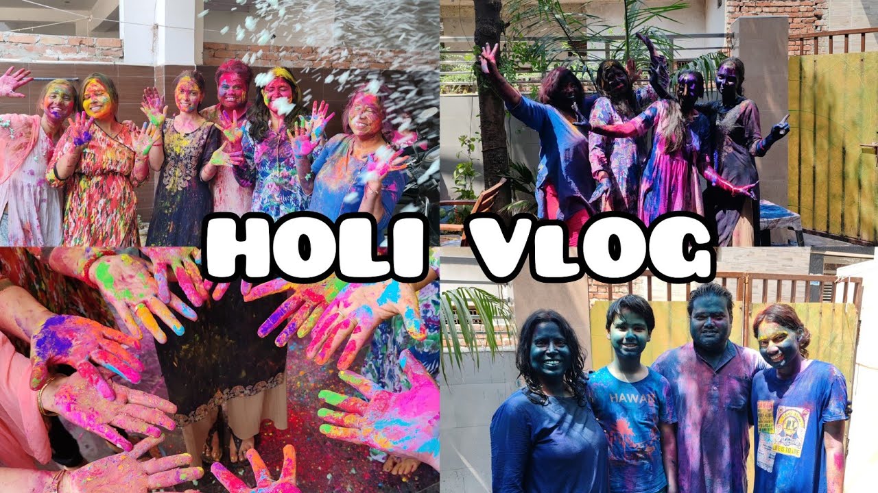 Holi ke rang apno ke sangh l Holi vlog 2024