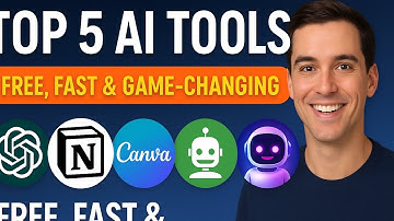 Top 5 AI Tools to Make Your Work 10x Faster (Free & Easy to access)🤯🤯✨️