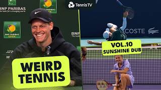 Sinner Breaking Character, Bee Costumes & On-Court Press Ups 😭 | Weird Tennis Vol.10 Sunshine Double