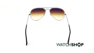 Ray-Ban Men's Aviator Gradient Sunglasses (RB3025-004/51-58)