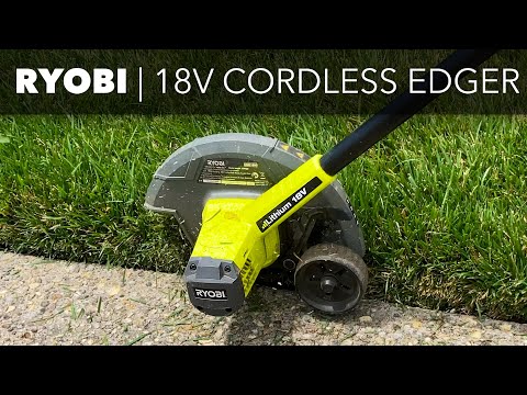 ryobi 18v one  cordless edger