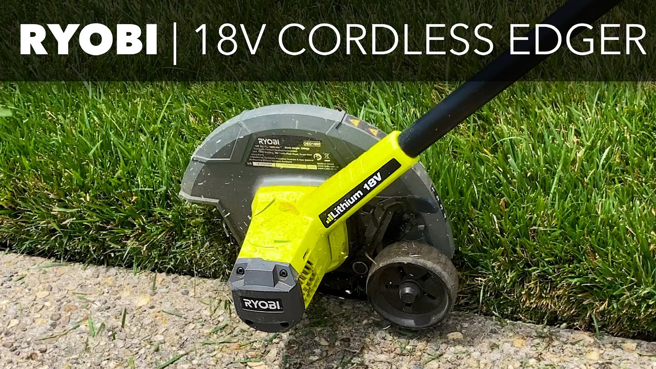 ryobi lawn edger cordless