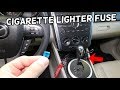 CIGARETTE LIGHTER FUSE LOCATION REPLACEMENT MAZDA CX-7. CIGARETTE LIGHTER  NOT WORKING