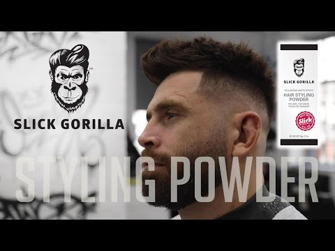 Slick Gorilla stylingový pudr na vlasy 20 g — video