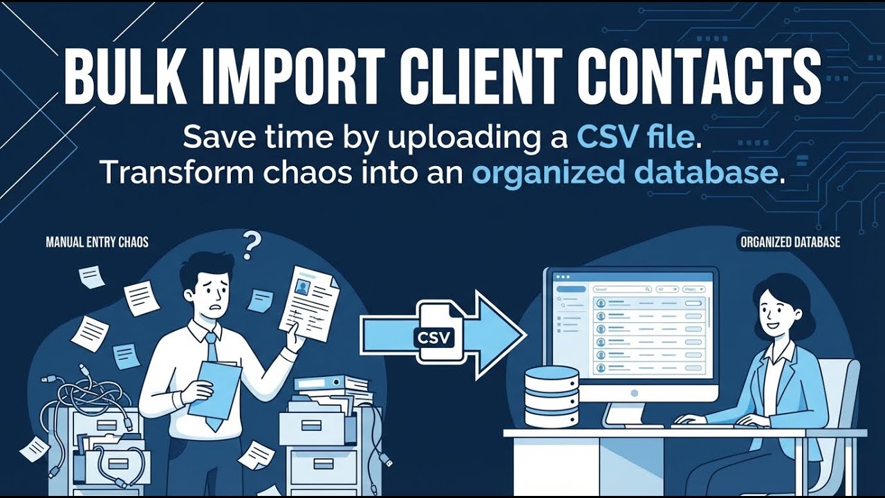 Import Client Contacts from a CSV File