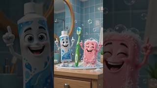 object talk toothpaste, toothbrush,soap#trendingshorts #ai #viralshorts