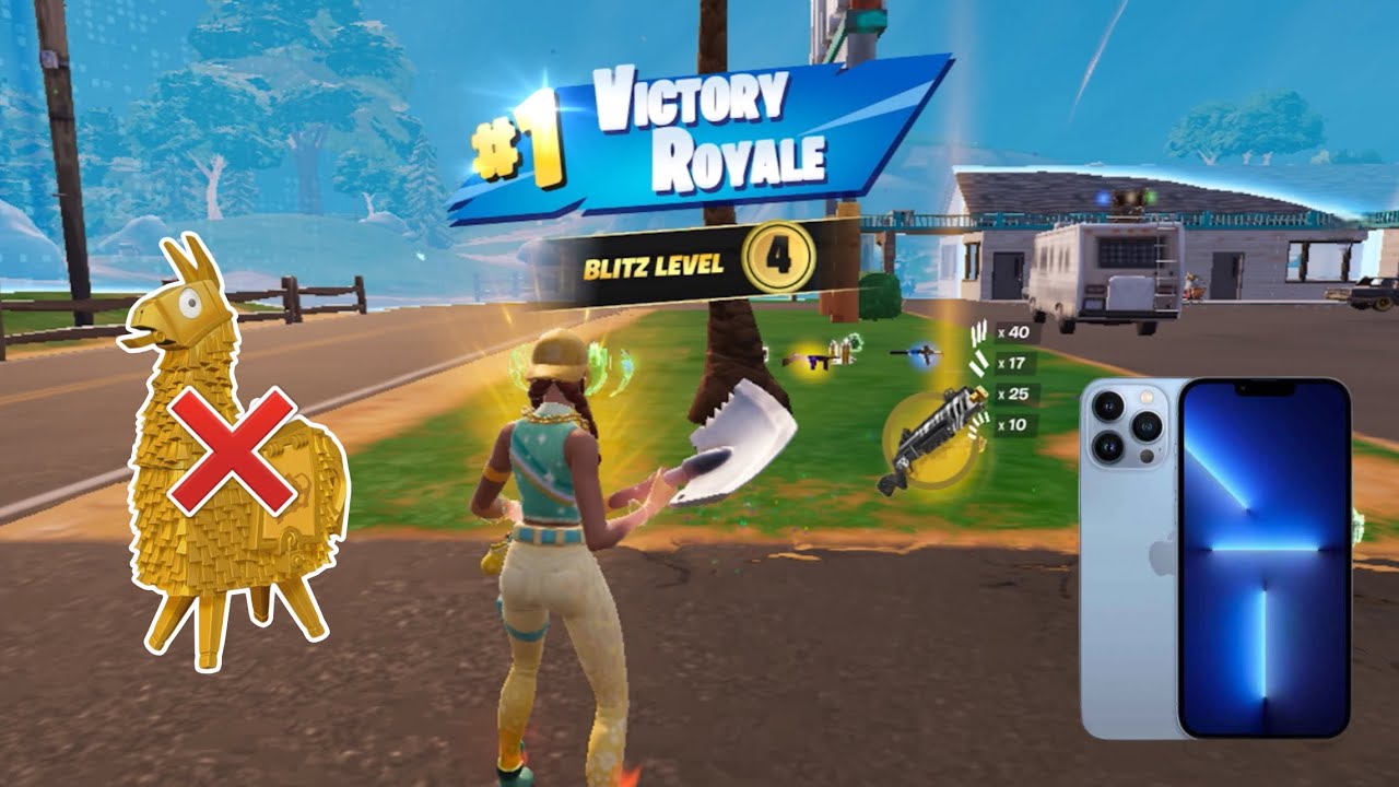 Victory Royale in Blitz Royale Mode After Weekend of Champions! (iPhone 13 Pro Max – 60FPS)