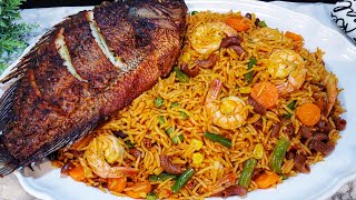 Savoure Ton Weekend Avec Cette Recette Riz Gras Au Poisson Jollof Rice And Fried Fish