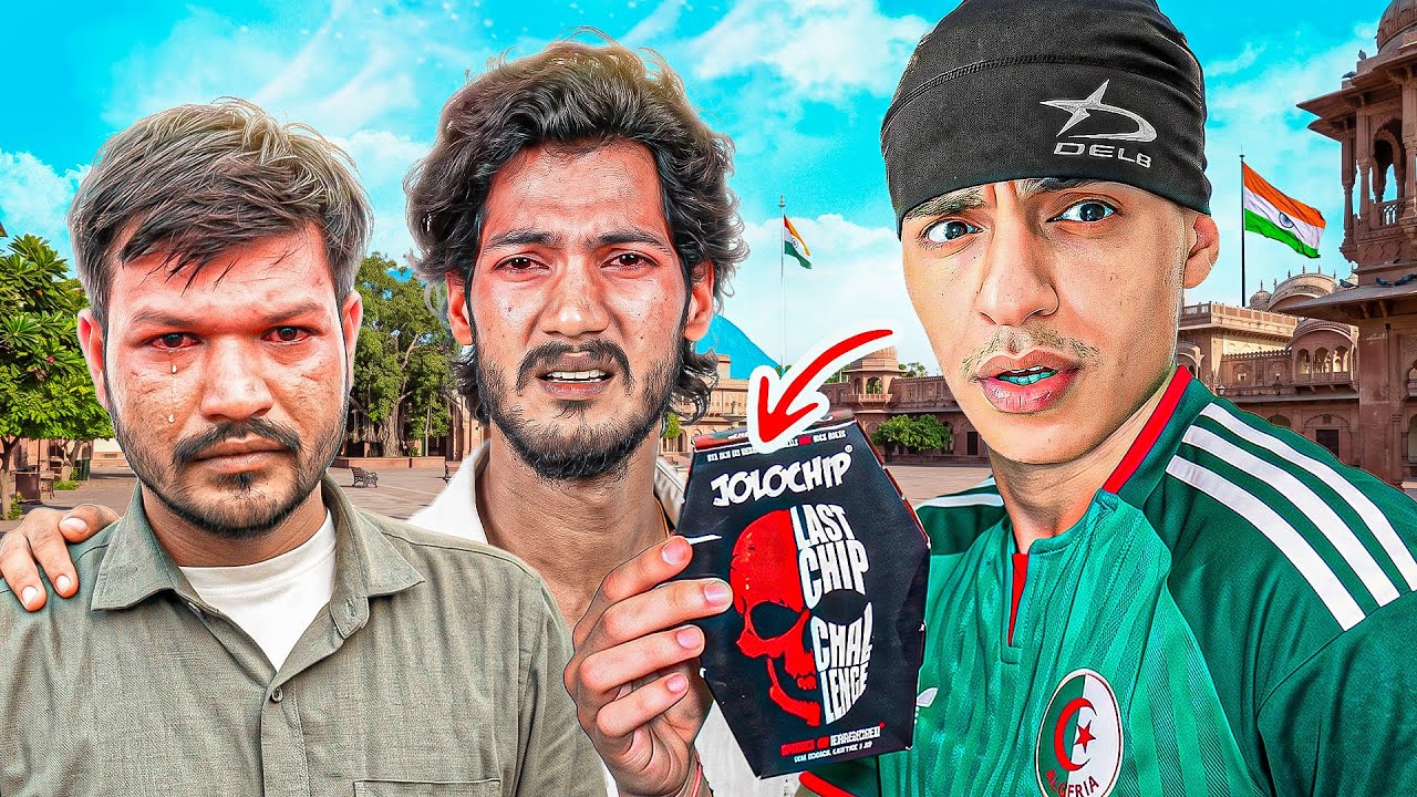 🇮🇳 | HOT CHIP CHALLENGE IN INDIA!! | تحدي أحر شيبس في الهند🌶️