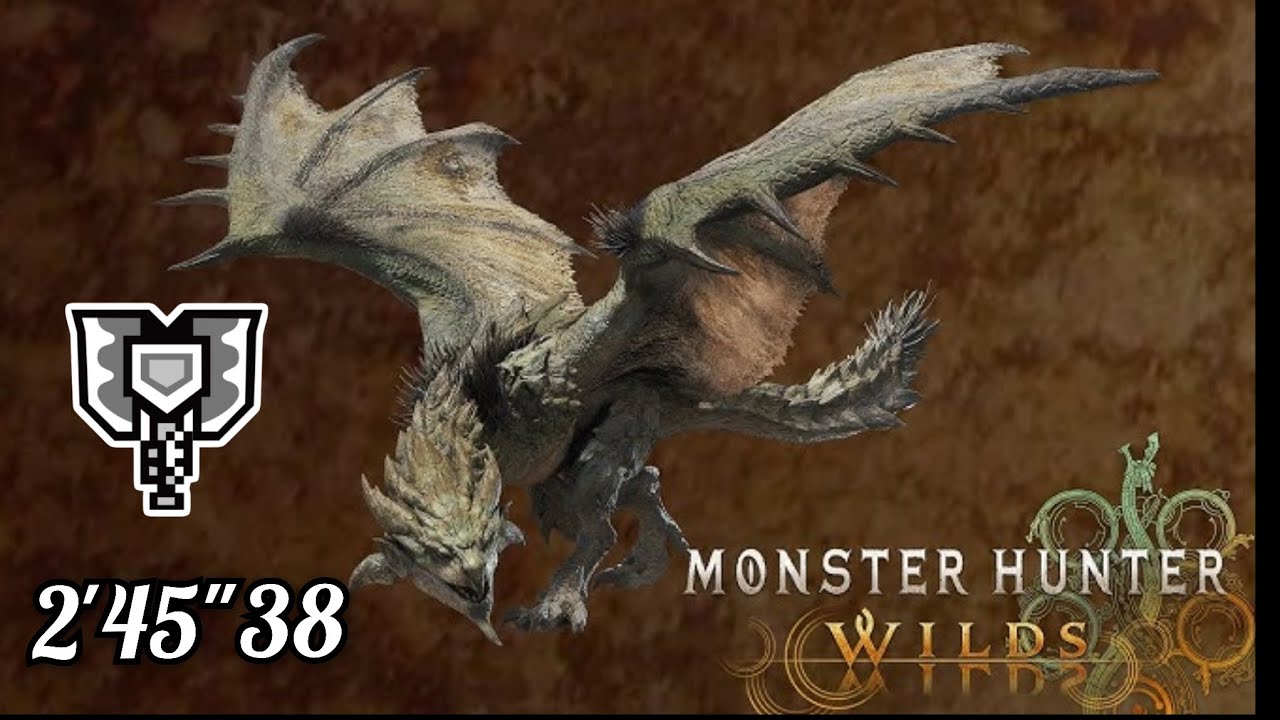 [MHWilds] Arena rathian 2'45"38 charge blade 