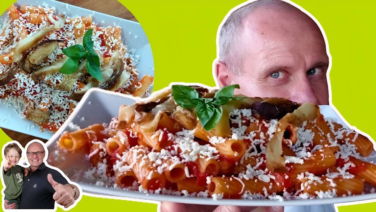 PASTA CON BERENJENAS ¡Como un profesional en 30 minutos!