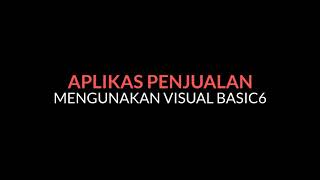 Projects uas visual basic aplikasi data penjualan barang