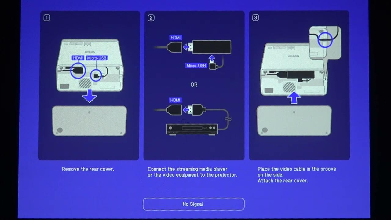 How To Enable & Disable Standby Confirmation on Projector Epson EF100B