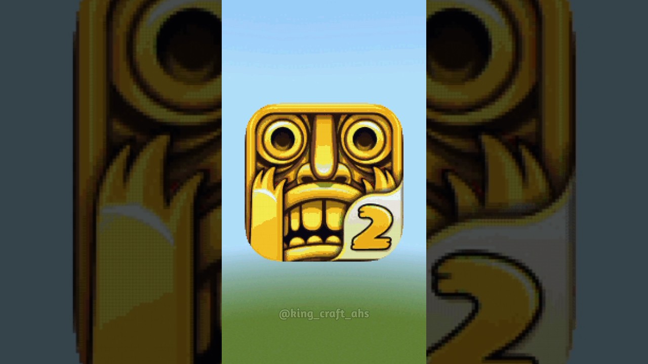 🎮 Temple Run 2, Stickman Hook, Subway Surfers & Block Blast in Minecraft Pixel Art 🧱✨