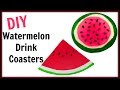 DIY Watermelon Drink Coasters ~ Another Coaster Friday ~ Craft Klatch ~ How To DIY Watermelon Drink Coasters ~ Another Coaster Friday ~ Craft Klatch ~ How To