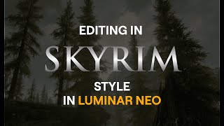 Editing Photo in Skyrim Style with chat GPT in Luminar Neo!! screenshot 3
