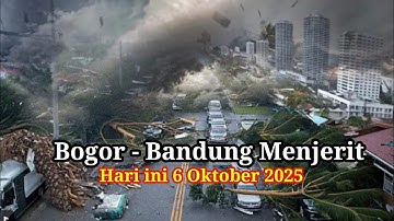 7 Oktober 2025-JABAR MENJERIT DETIK-DETIK ANGIN KENCANG SAPU KOTA BOGOR-BANDUNG