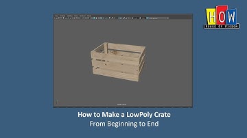 Crate Modeling In Maya | Part 1 | HOW 3D