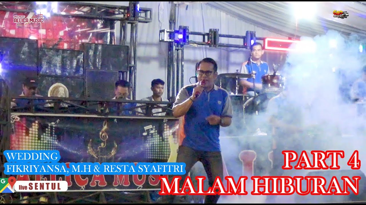 MALAM PART 4 ALBUM OM ALLICA MUSIC DESA SENTUL TANJUNG BATU || WD FIKRIYANSA, M.H. & RESTA SYAFITRI