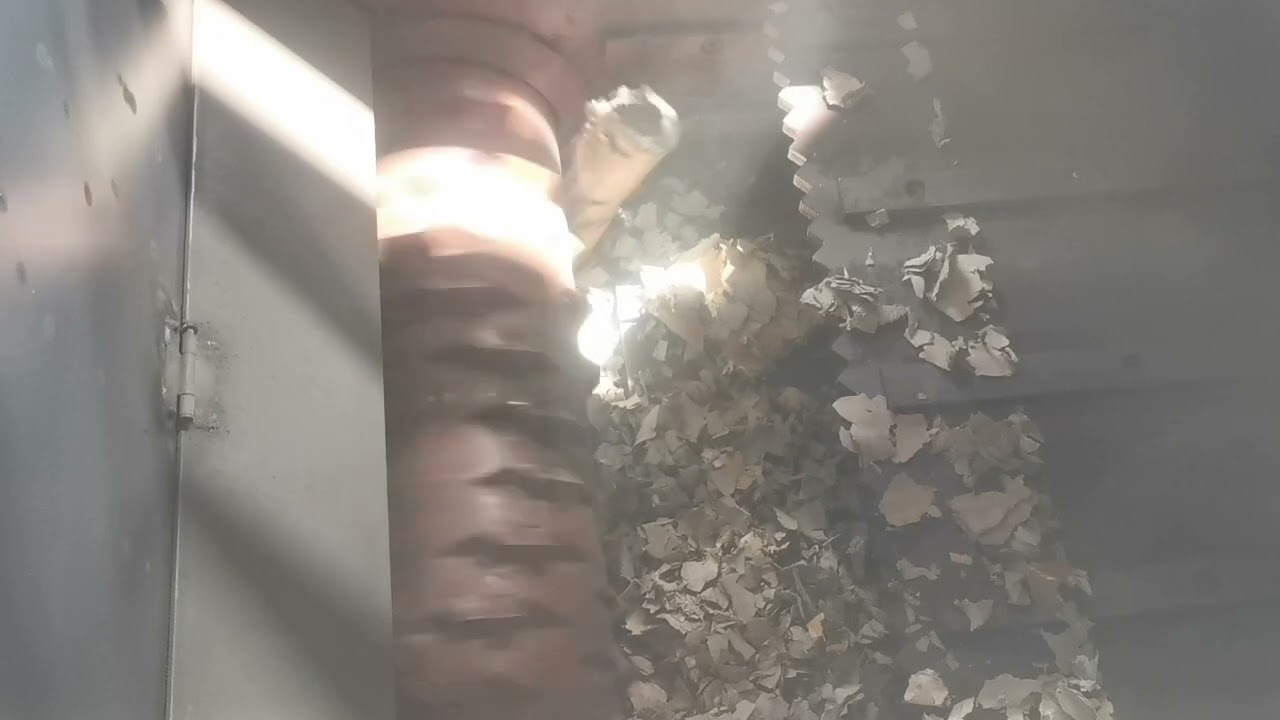 paper core shredder
