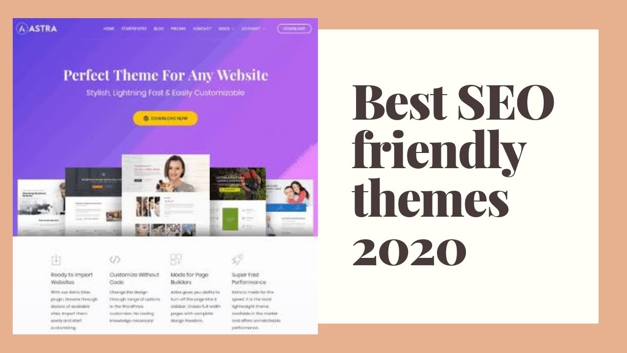 Best free SEO friendly themes for WordPress 2020 - YouTube