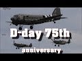 Arrival of DC3 Dakota and Spitfire in Normandy