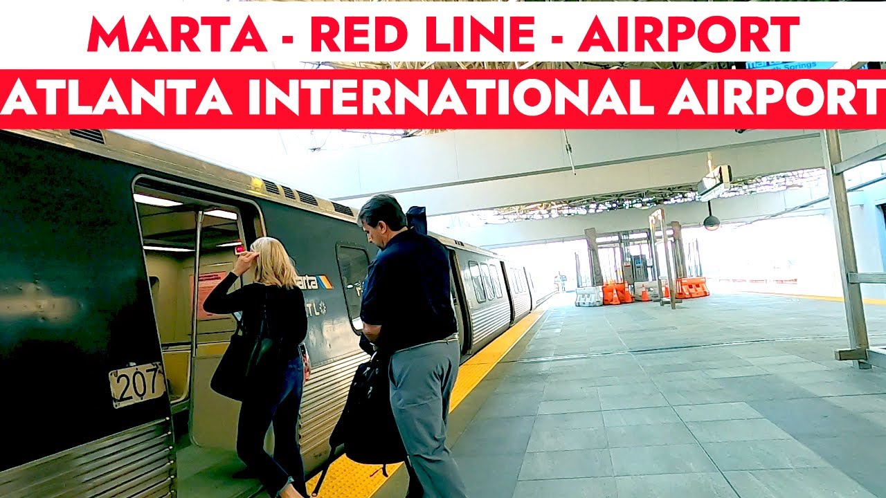 🇺🇸🚉Marta Train from Airport to Downtown and beyond, Atlanta, GA